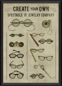 Create Your Own Spectacle and Jewelry Company Framed Print Wall Art