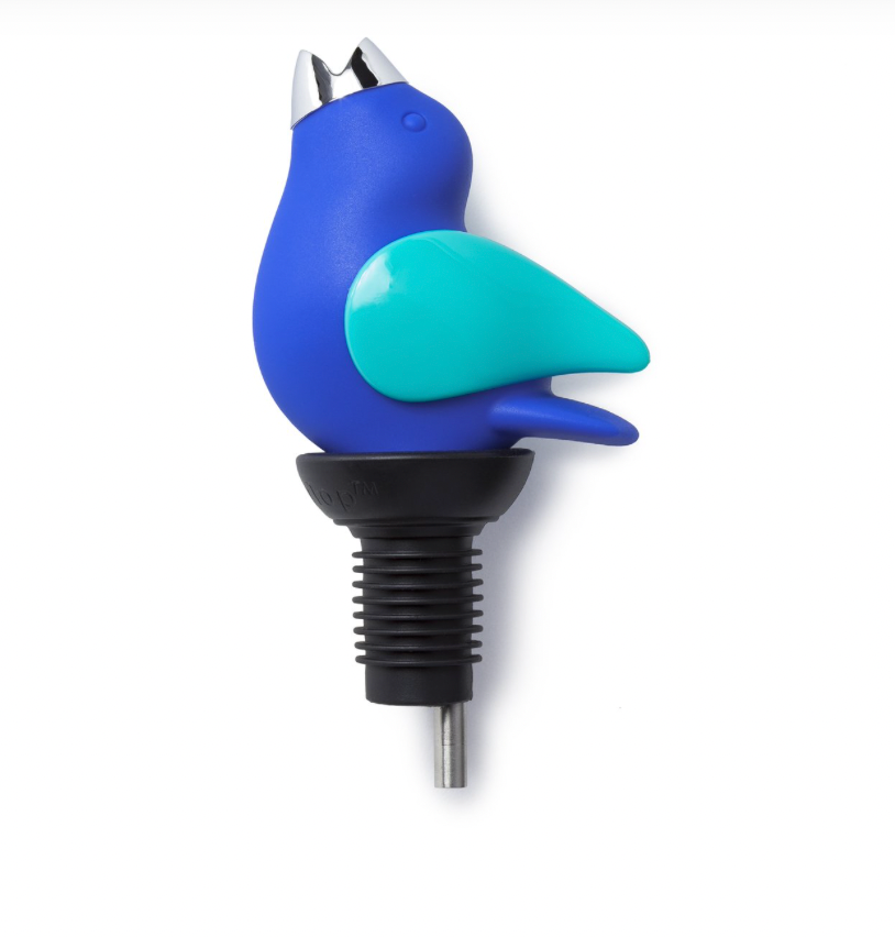 Chirpy Bird Wine Topper Pazzazed