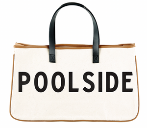 POOL SIDE Canvas Tote