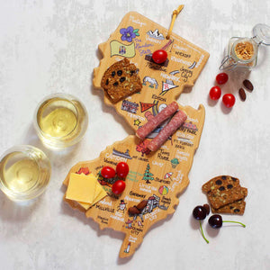 New Jersey Shaped Cutting Board
