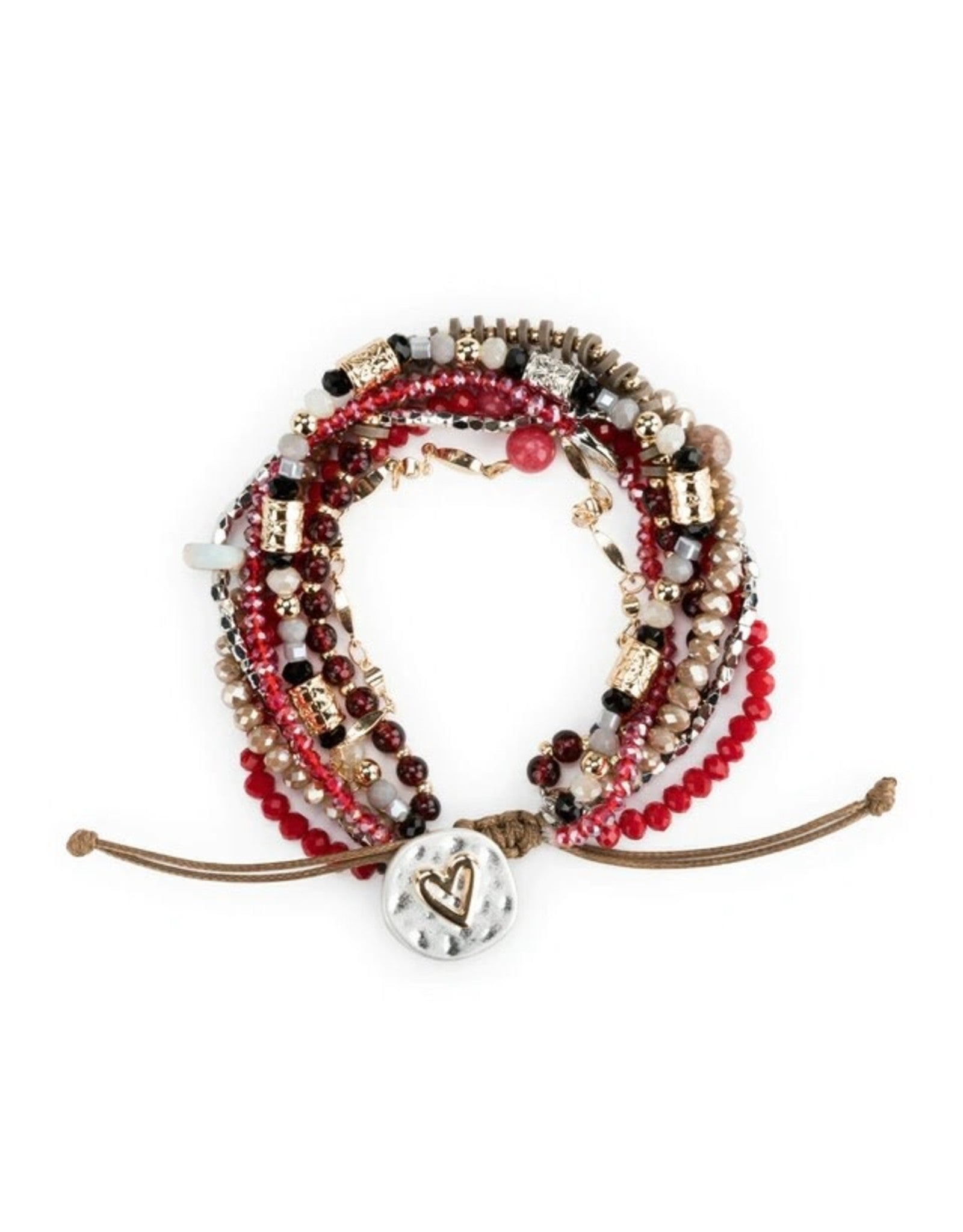Beaded Love Bracelet (4 Color Options Available)
