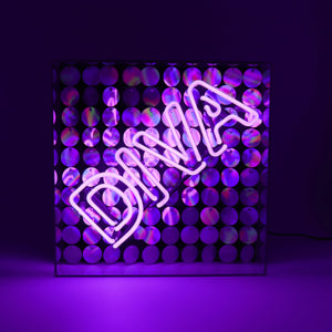 'Diva' Acrylic Box Neon Light