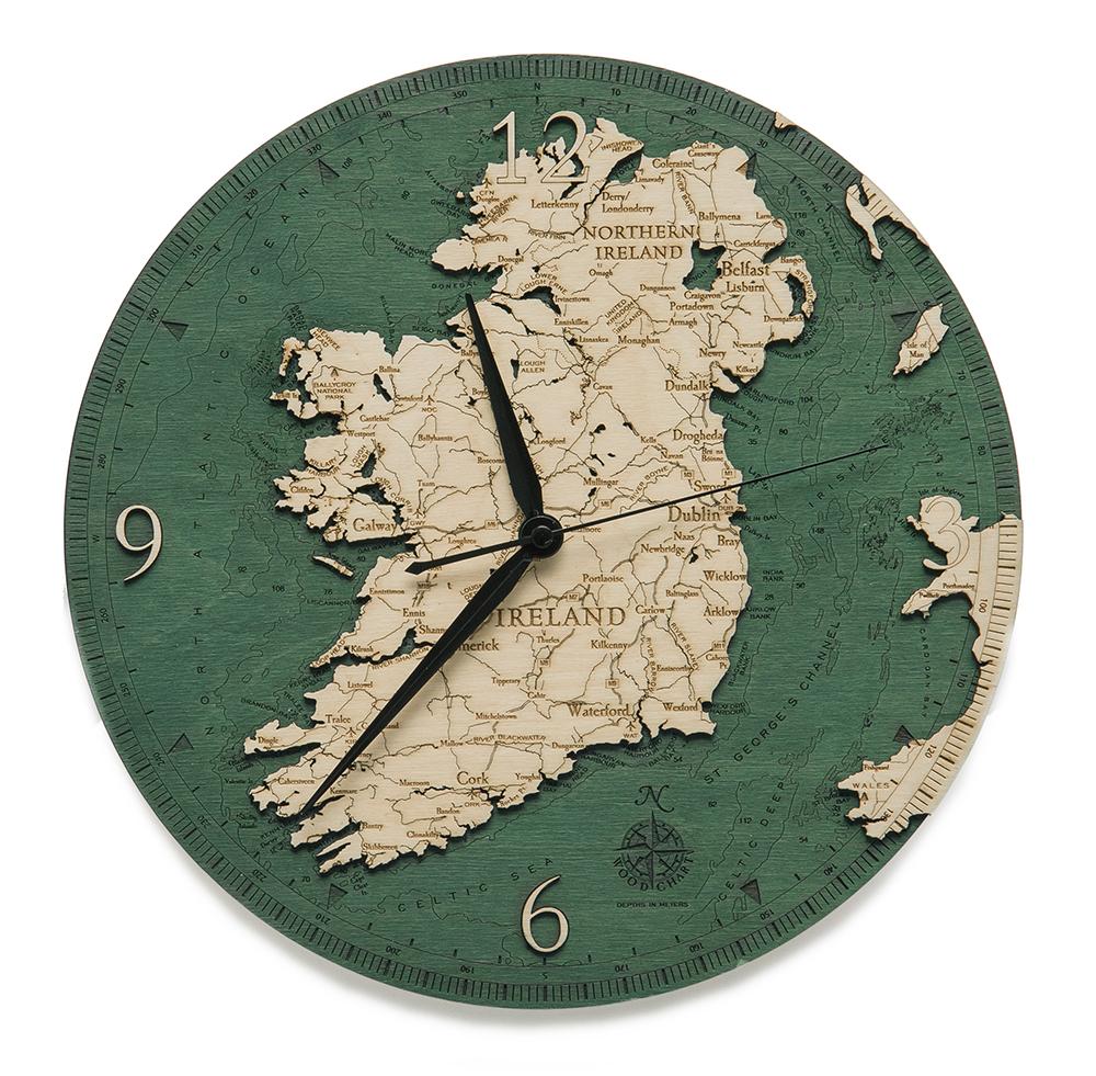 Ireland: Wooden Clock