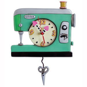 Stitch Sewing Machine Clock