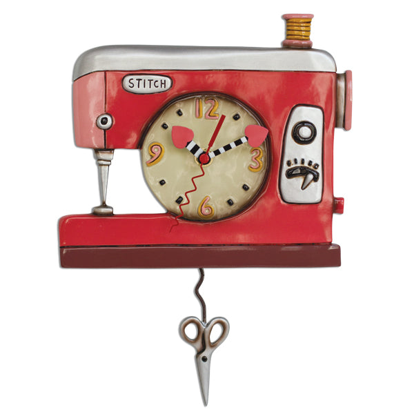 Stitch Sewing Machine Clock