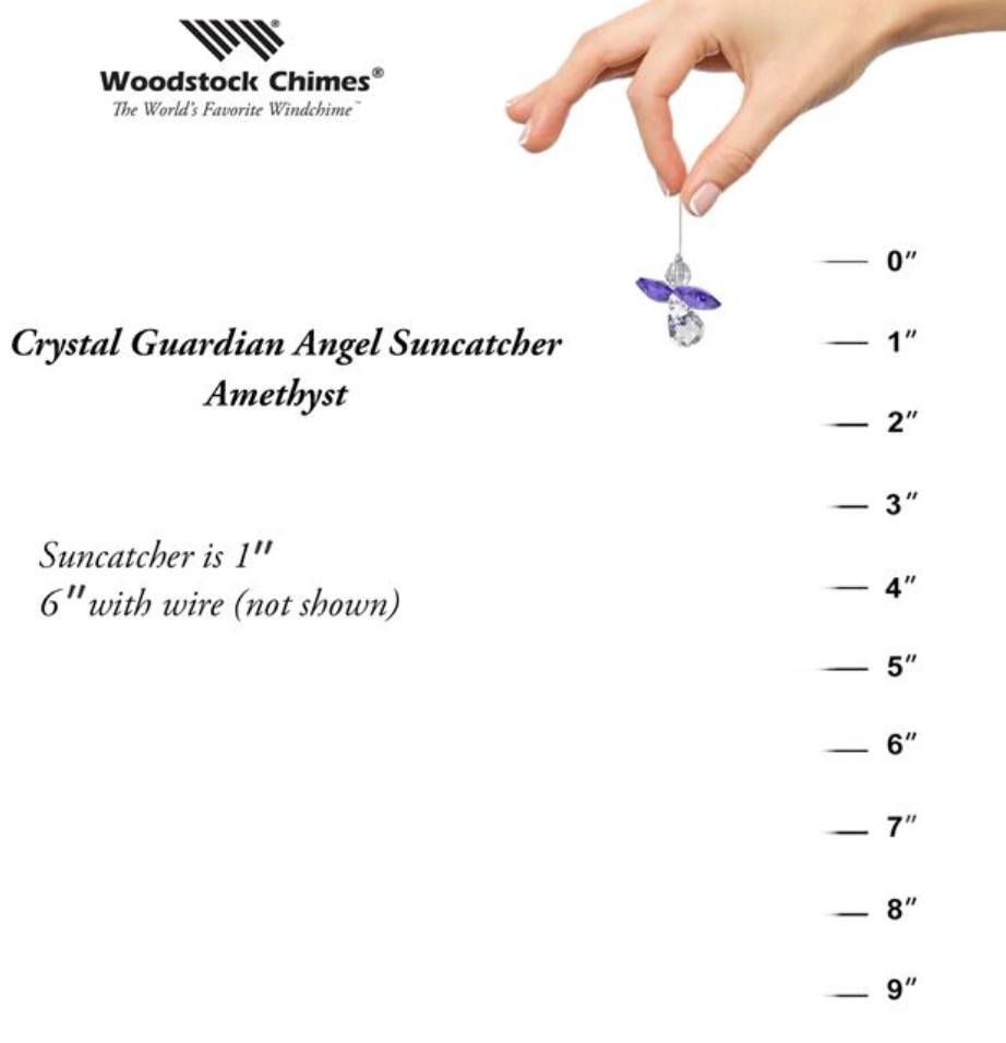 Guardian Angel Crystal Sun Catcher