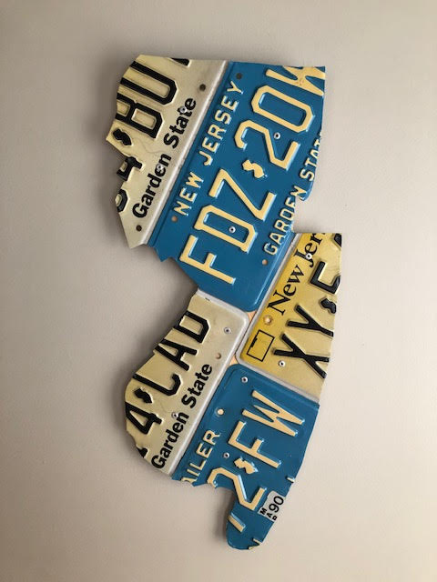 New Jersey License Plate Silhouette